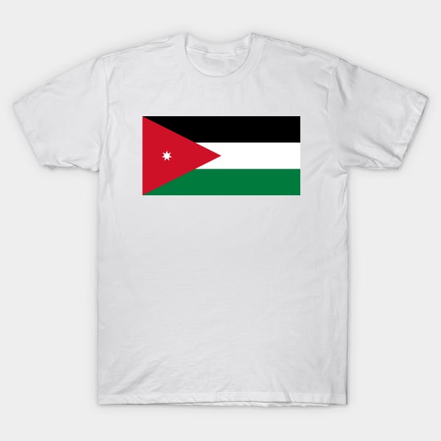 Flag of Jordan T-Shirt by COUNTRY FLAGS